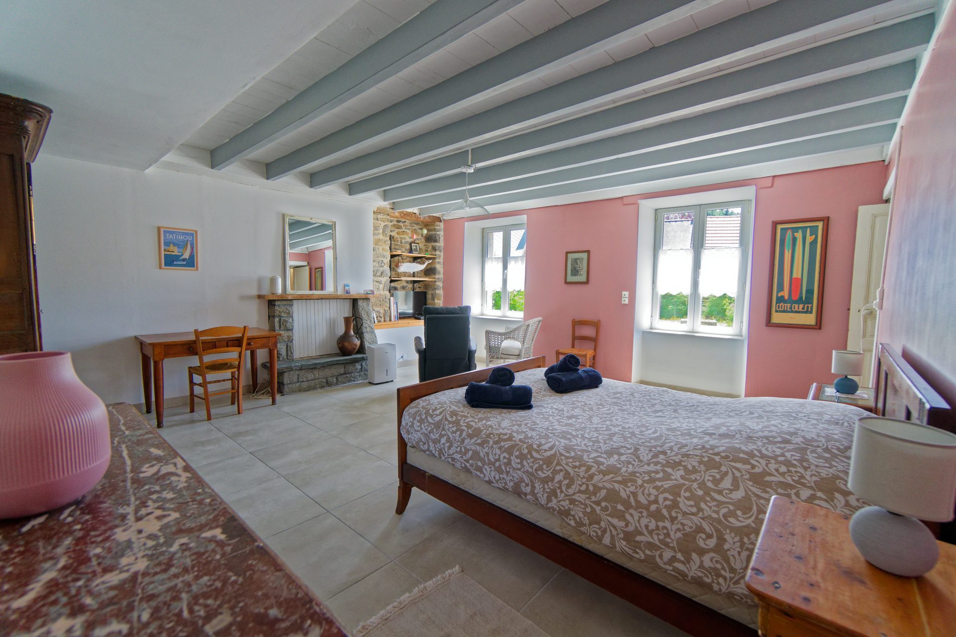 La Ferme bedroom